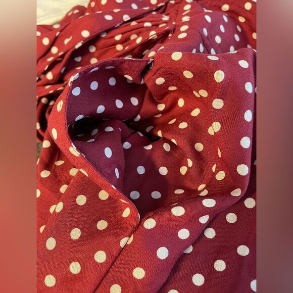 ASOS Polka Dot Wide Leg Palazzo Pant 4 - Picture 6 of 10